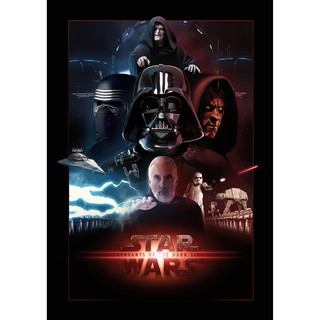 โปสเตอร์ หนัง Star Wars สตาร์ วอร์ส Poster รูปภาพ ภาพติดผนัง โปสเตอร์ภาพพิมพ์ ตกแต่งบ้าน Minimal มินิมอล Movie Poster