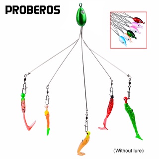 Proberos เหยื่อตกปลาอัลบามะ 5 แขน 21 ซม.-9.5 กรัม 1 ชิ้น