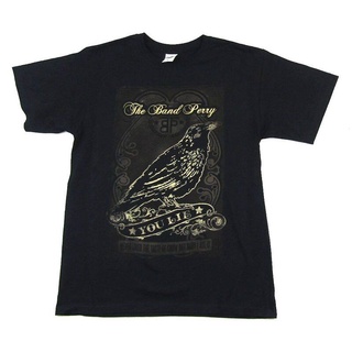 Wqds เสื้อยืดแขนสั้น พิมพ์ลาย The Band Perry You Lie Taste Of Crow สีดํา สไตล์คลาสสิก ของขวัญวันพ่อ สําหรับผู้ชาย