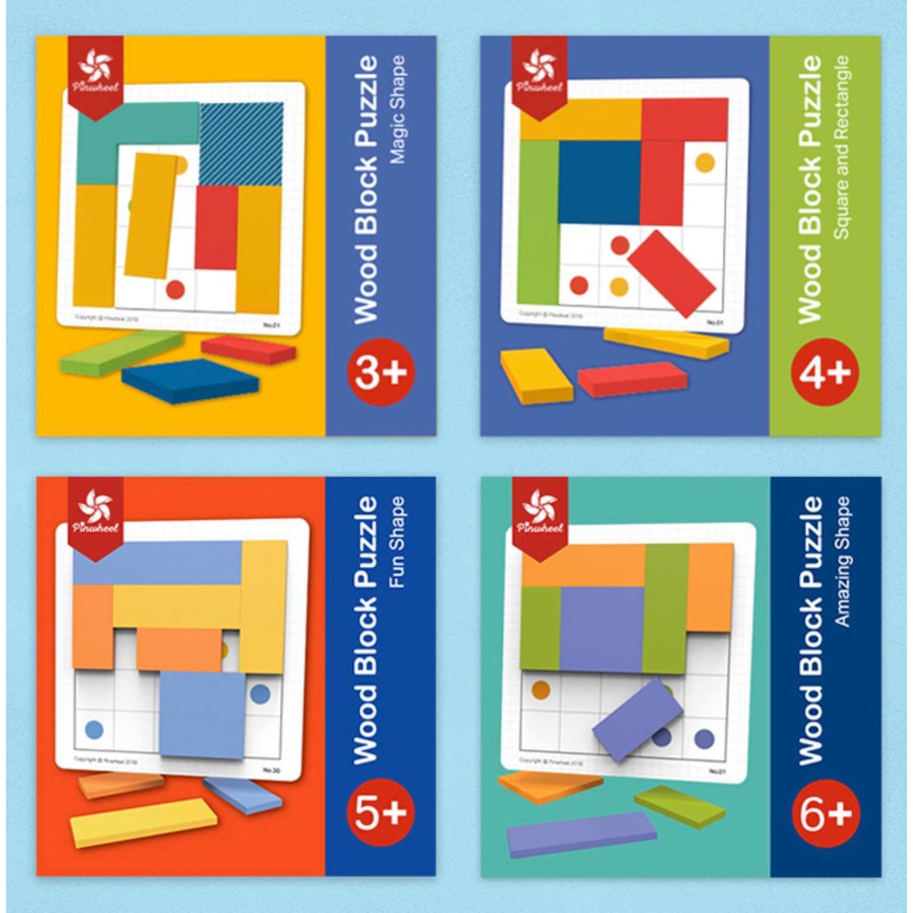 Wood Block Puzzle by Pinwheel
