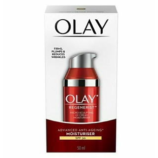 Olay Regenerist MicroSculpting UV Cream SPF30 โอเลย์ รีเจนเนอรีส ไมโครสคัลป์ติ้ง ยูวี ครีมบำรุงผิวหน้าผสมสารกันแดด 50 มล