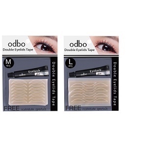 Odbo Double Eyelids Tape #OD848 : โอดีบีโอ ออโด้ สติกเกอร์ ตาข่าย ติดตา 2 ชั้น x 1 ชิ้น svl