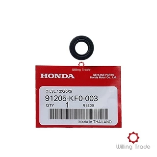 0273_HO. ซีลแกนปั๊มน้ำ (กันน้ำมัน) 12*20*5 (B010) HONDA:(91205-KF0-003) SONIC เก่า ใหม่, CBR150, CBR150I [แท้ศูนย์ 100%]