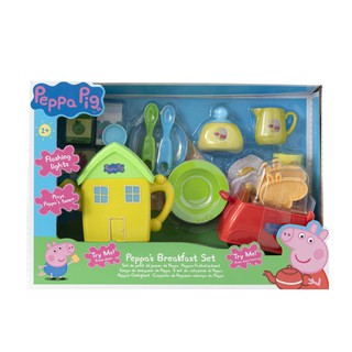 [ใช้ 2 โค้ดลดเพิ่ม] Peppa Pig ของเล่น Breakfast Set