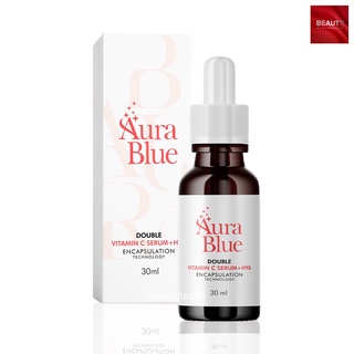 Aurablue Double Vit C Serum+hya ออร่าบลู เซรั่มดับเบิ้ลวิตซี+ไฮยา (30 ml. x 1 ขวด)