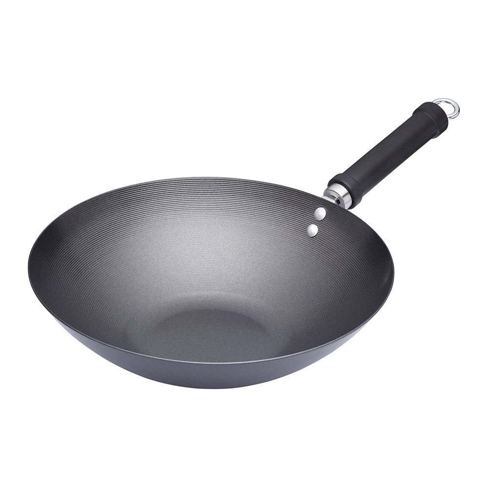 KitchenCraft Wok Carbon Steel non-stick ø 30 cm กระทะเคลือบสารกันติด ขนาด 30 ซม. รุ่น KCOR3