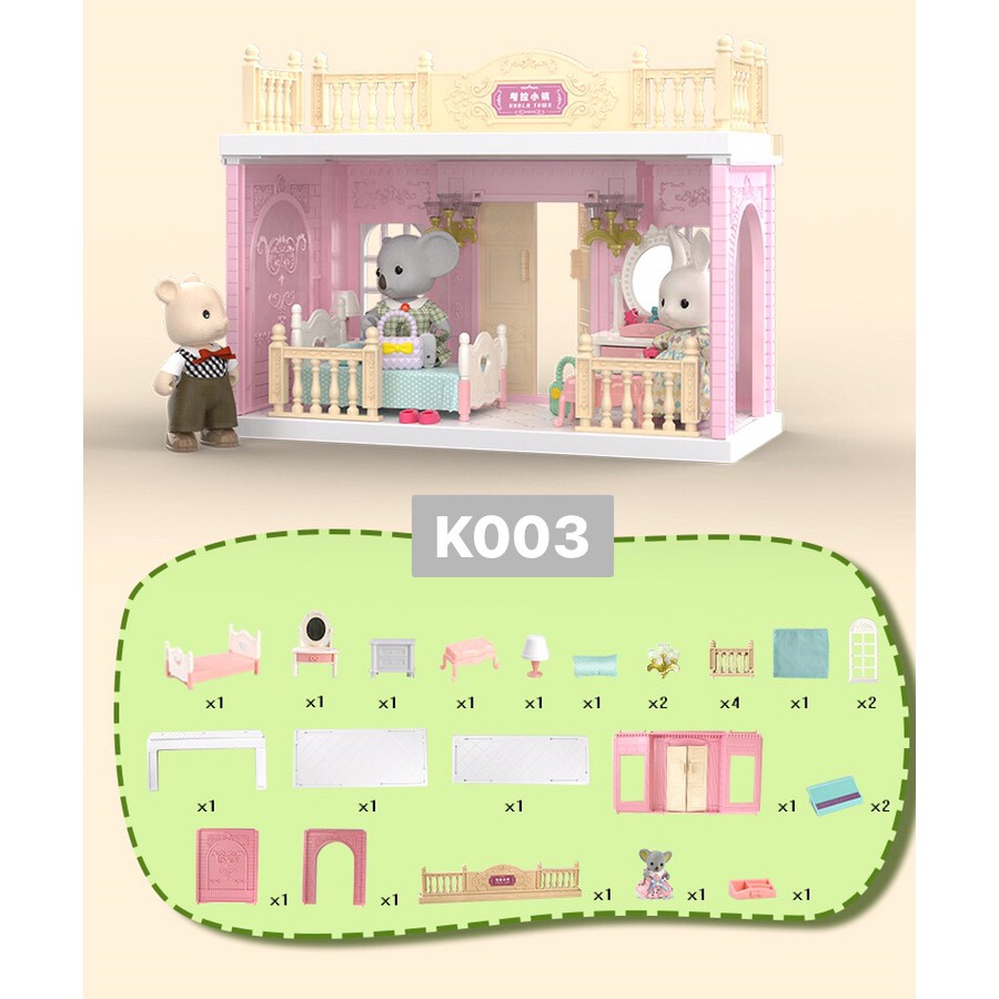 ชุดห้องนอน บ้านกระต่าย Koala Town & Rabbit Town