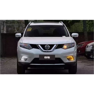 Mastersat NISSAN X-Trail รุ่นปี 2014-16  ไฟ Led Day light+ไฟเลี้ยว  ในกันชนหน้า ตรงรุ่น ผลิตจากวัสดุ ABS