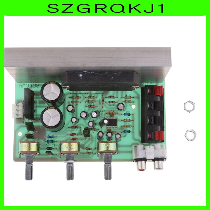 Dc 12V DX0408 ดิจิตอลสเตอริโอเครื่องขยายเสียงโมดูลบอร์ด DIY 100W