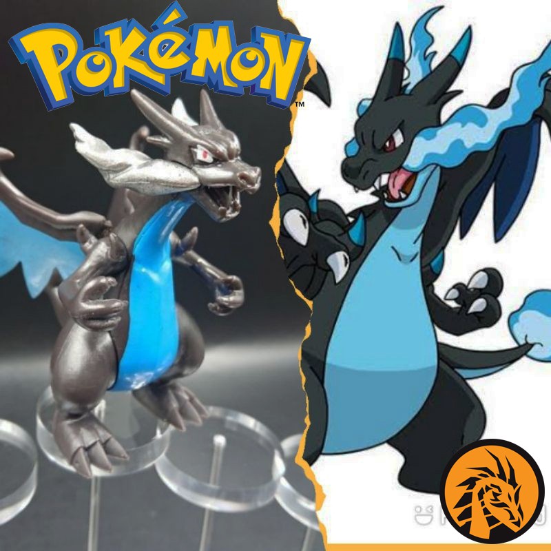 🔥พร้อมส่ง🔥โมเดล โปเกมอน Pokemon เมก้า ลิซาด้อน  Mega Charizard ขนาด 10 ซม. เกรดพรีเมี่ยม ตัวใหญ่ ร่า