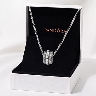 Pandora สร้อยคอเงิน 925 สําหรับผู้หญิง p804