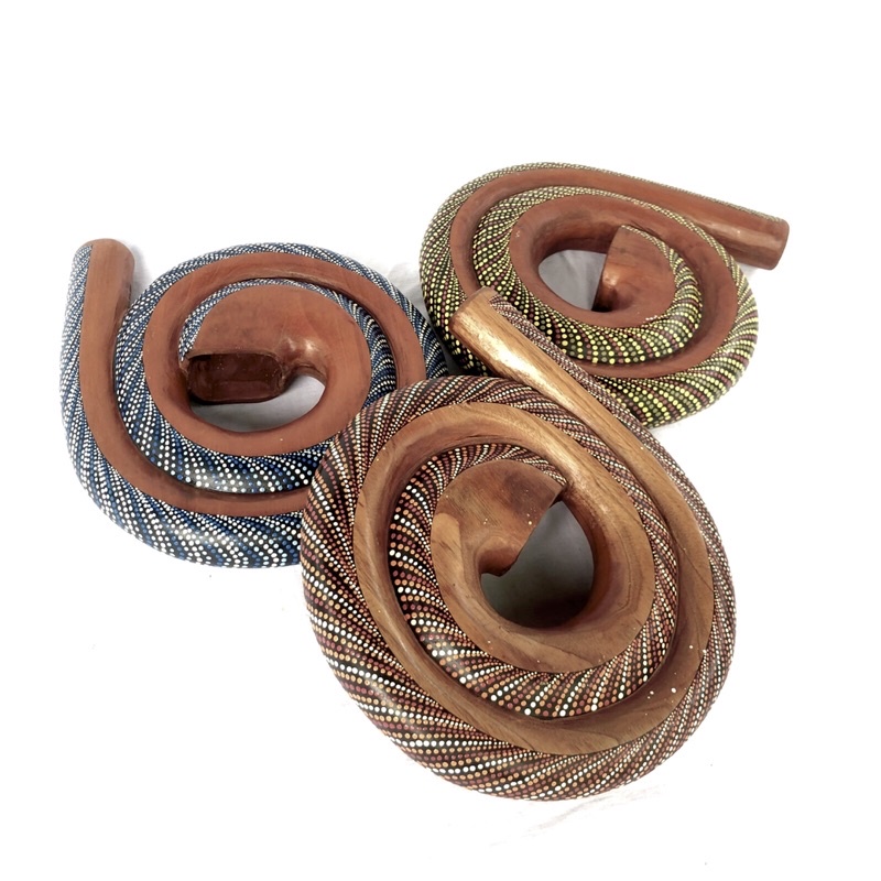 Selection of didgeridoo, mahogany, eucalyptus, tech... Telescopic model