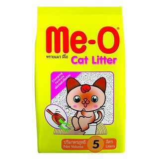 ✨ขายดี✨ มีโอ ทรายแมว สูตรควบคุมกลิ่น 5 ลิตร Me-O Cat Litter Odor Control Formula 5 Liter