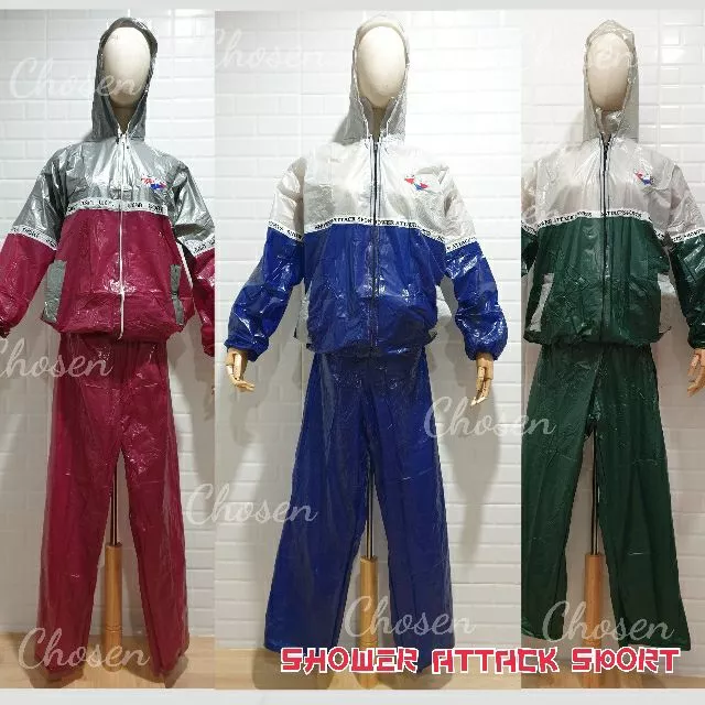 ชุดกันฝน Dragon Raincoat ชุดซาวน่าออกกำลังกาย ผ้าPVC