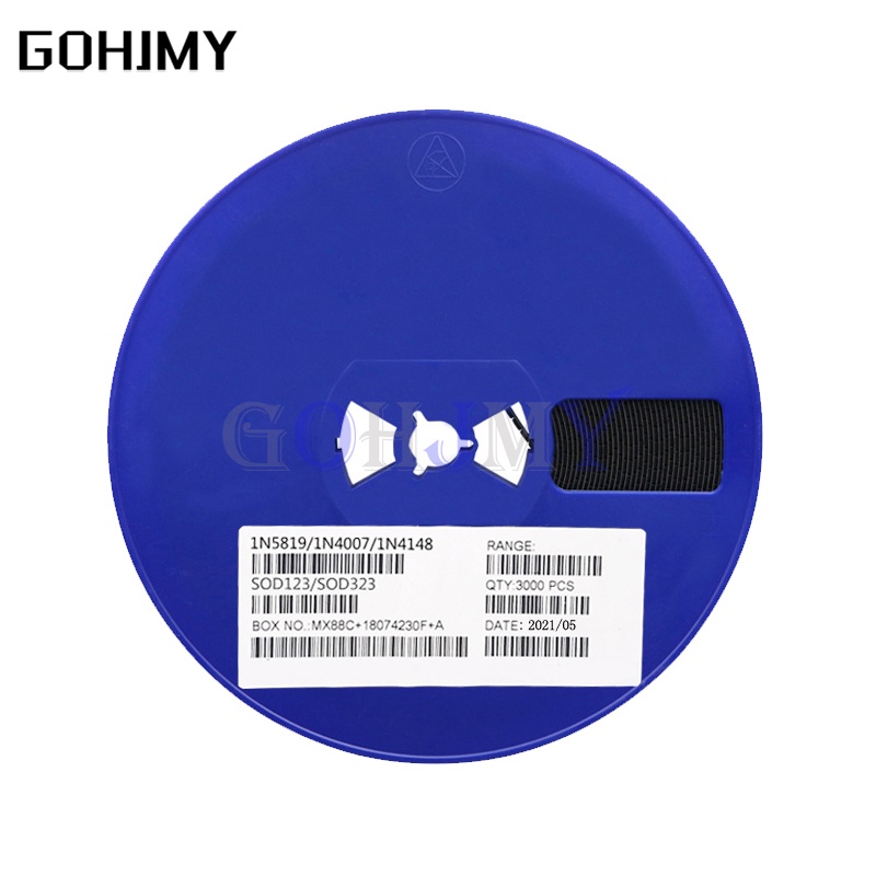 1Reel 3000PCS SMD diode 0805 SOD-123 1N5819 1N4007 1N4148 SOD123 SOD-323 1206 1N4148WS 1N5819WS B581