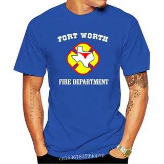 เสื้อยืดผ้าฝ้าย พิมพ์ลาย FORT WORTH TEXAS FIRE DEPARTMENT FIREFIGHTER USA EM12 BHgmjl28PBolcm62Size S-5XL