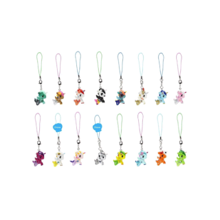 Tokidoki : Mini Keychain - Mermicorno Frenzies (Single Unit) พวงกุญแจตุ๊กตาโมเดลของสะสม