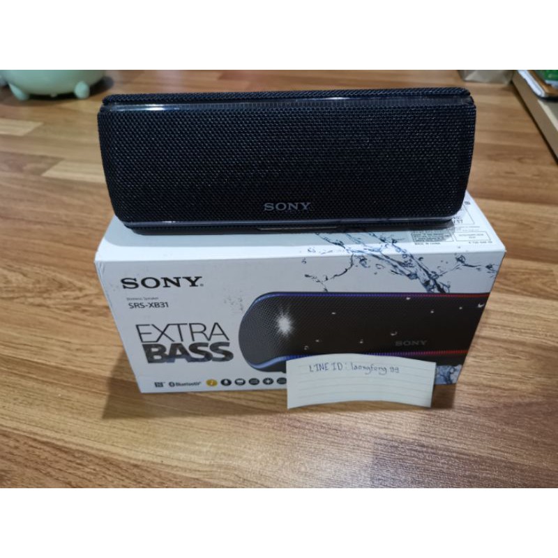 Sony SRS-XB31 Extra Bass มือสอง สีดำ สภาพนางฟ้า​ ไม่ค่อย​ได้ใช้