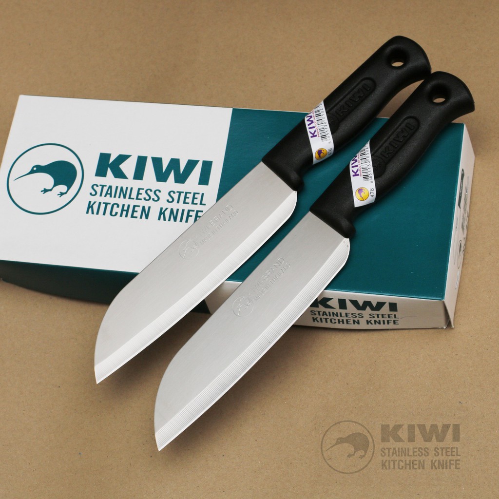 มีดทำครัว KIWI(กีวี่) ของแท้ มีดผ่า หั่น ปอก สแตนเลสด้ามพลาสติก  คมที่สุด รุ่น #193 #474 / #476 / #477 #478 #479 - รูปที่ 7