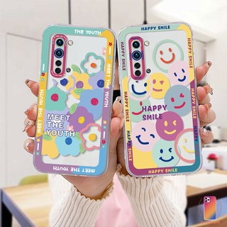 ายดอกไม้ เคส For Realme C11 2021 C21Y C31 C35 C15 C21 C25 C20 C3 C12 C2 C25S 5 5S 5i C17 7i C1 C25Y C2 C3i 6i C20A realme Narzo 20 10 10A 20A 30A หน้ายิ้ม แฟชั่น บบใส กันแตก ล นิ่ม แใหม่ เคสโทรศัพท์มือถือ