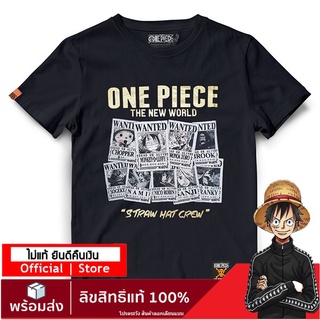 【ONEPIECE STORE】เสื้อวันพีช ลายลิขสิทธิ์แท้  เสื้อยืดลายการ์ตูน  one piece DOP-389-B