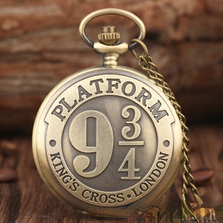 ในสต็อก Vintage Harry Potter 9-3/4 TECOMBEE Pocket Watch