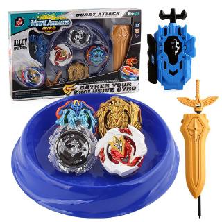 Burst Fight Beyblade Set Gyroscope With Grip Wired Launcher Kids Gift Toys