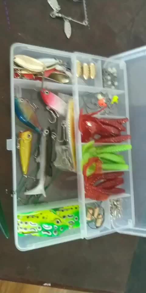 10pcs Fishing Lures Metal, Spinnerbaits Kit With Tackle Boxes