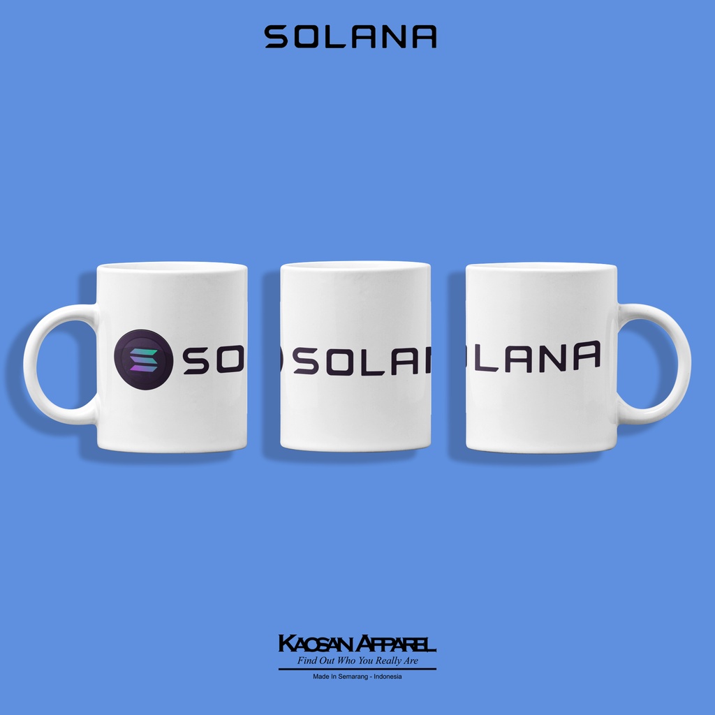 Crypto Mug "SOLANA" - Crypto/Cypto Mug/Cypto Glass/Cypto Cup/Crypto T-Shirt/Cryptoc