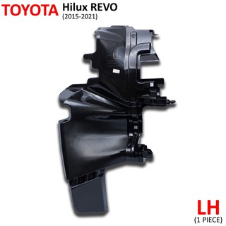 พลาสติก ข้างหม้อน้ำ สีดำ สำหรับ Toyota Hilux Revo SR5 Pick UP ตัวแรกก่อน Rocco ปี 2015-2017