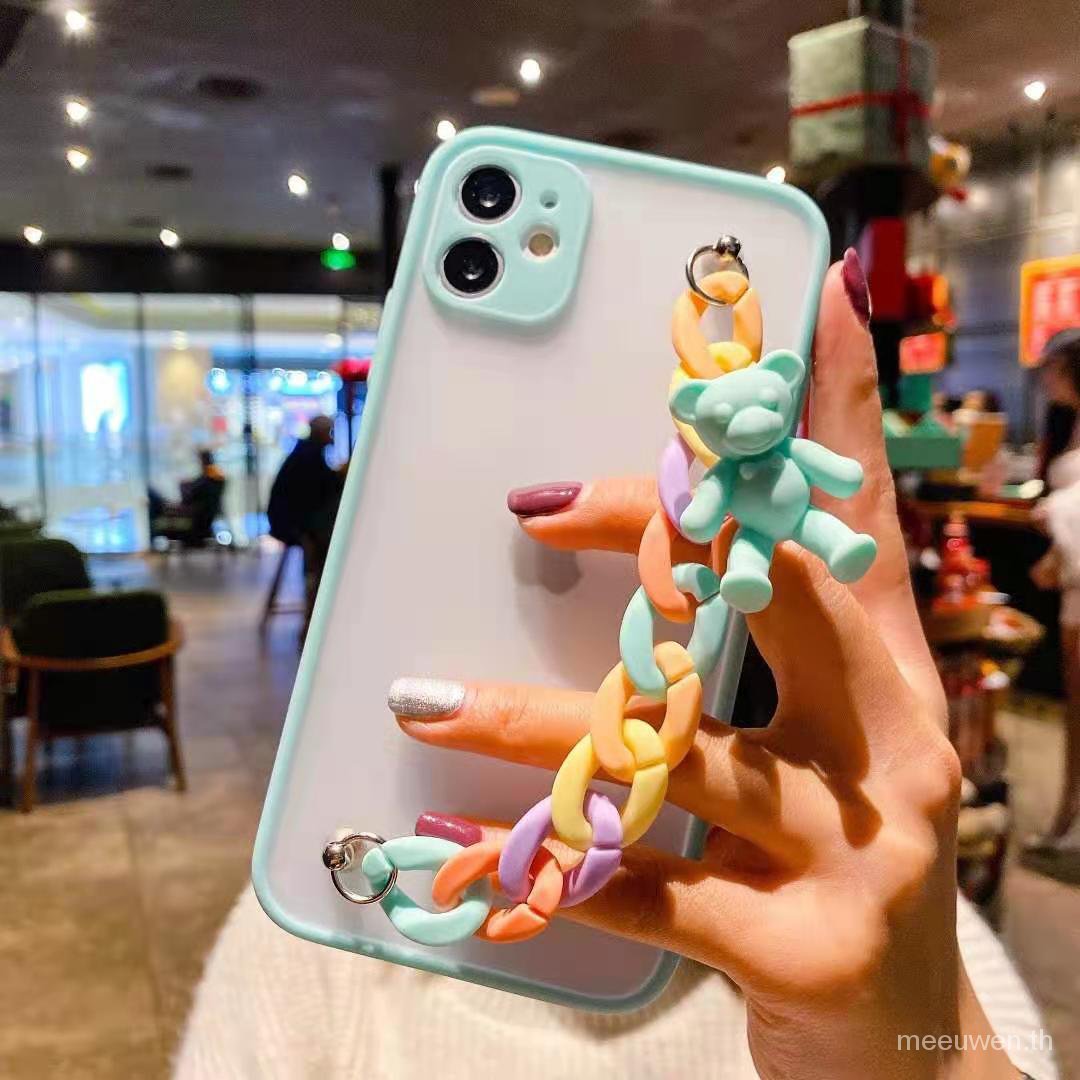 เคสโทรศัพท์มือถือลายการ์ตูนหมีสําหรับ Oppo A53 A15 A11K A9 A 5 A8 A31 A33 A52 A5S A7 A12 A7X A 5 A3S A91 A12E A72 F11 F9Pro Realme C1 #8