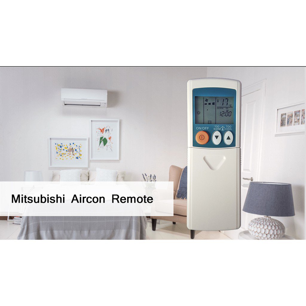 รีโมทคอนโทรล Mitsubishi Aircon Mitsubishi Remote KM04E KPOD