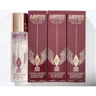 ✅พร้อมส่ง/ของแท้💯✅(แถมแมส) CHARLOTTE TILBURY Airbrush Flawless Setting Spray 100ml