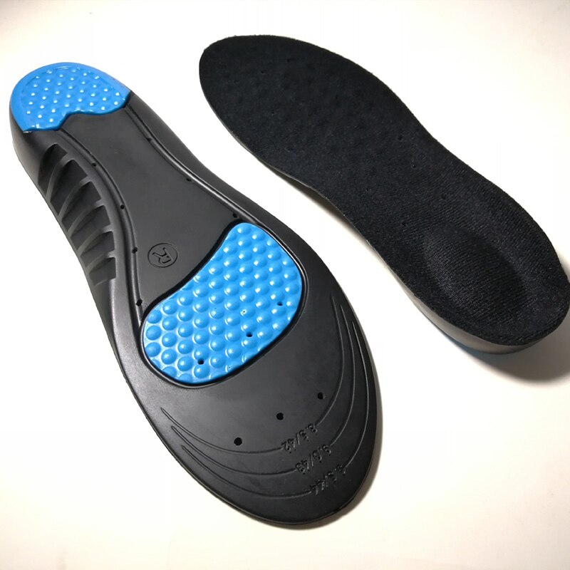 Women Men Gel Sport Insoles Shock Absorbing PU Running Basketball