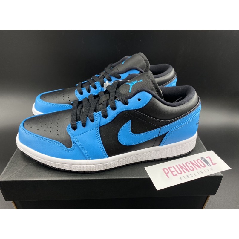 Nike Air Jordan 1 Low Laser Blue Black Shopee Thailand