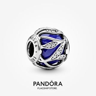 Pandora จี้รูปกาแล็กซี่ สีฟ้า สําหรับของขวัญวันเกิดผู้หญิง p825