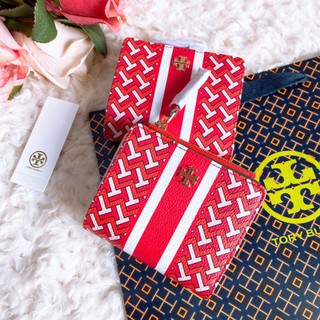 (ผ่อน0%)10เดือน🚩กดเลย พร้อมส่งTory Burch T ZAG ZIP MINI WALLET แท้100%