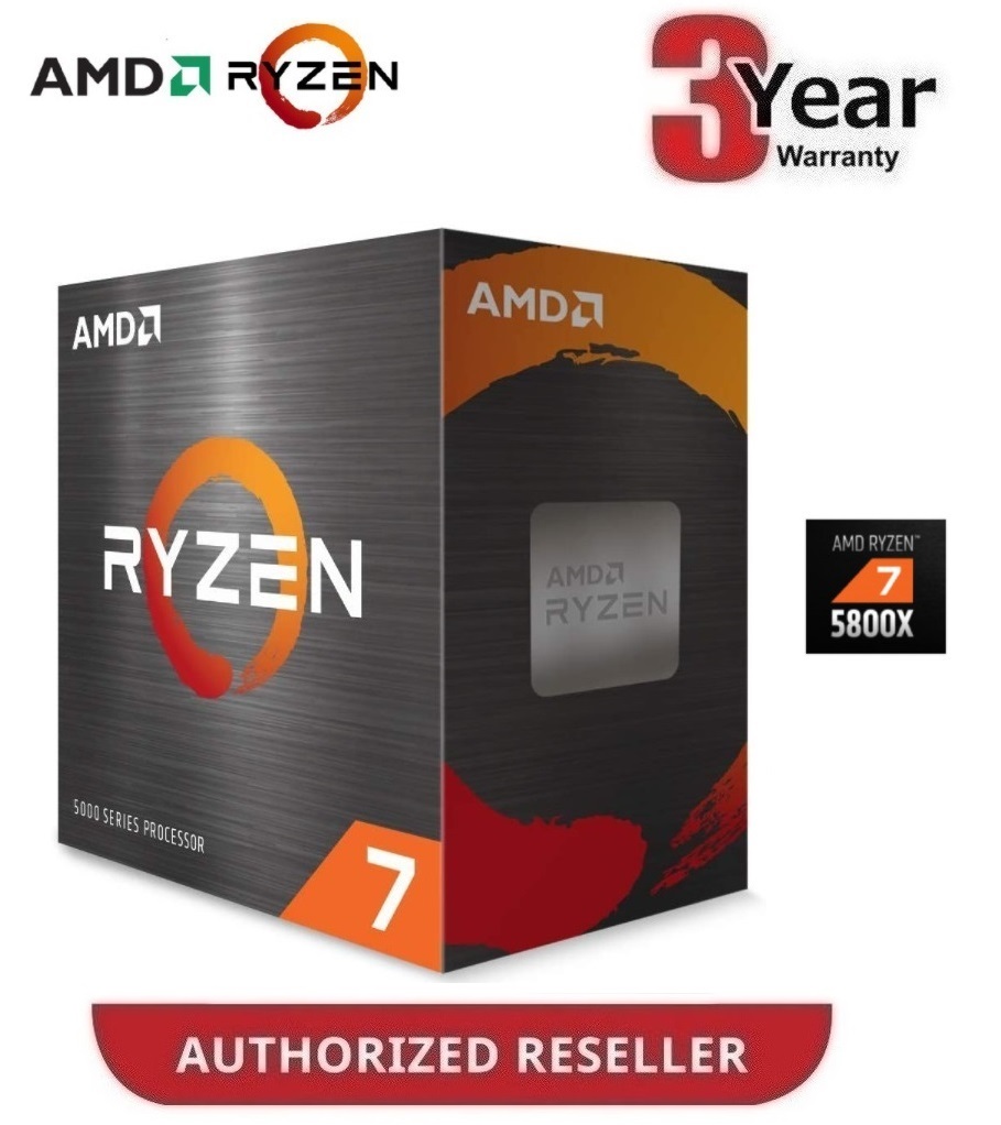 AMD RYZEN 7 5800X 8-CORES AM4 SOCKET PROCESSOR