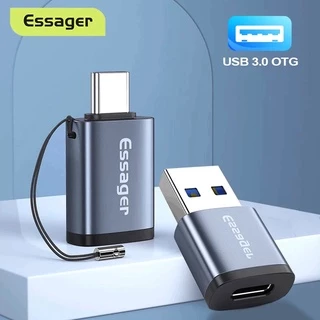 🔥ส่งด่วนจากไทย🔥Essager หัวแปลง Type C เป็น USB 3.0 3A Adapter รองรับ OTG 5Gbps อะแดปเตอร์ อแดปเตอร์ Adapter Type C