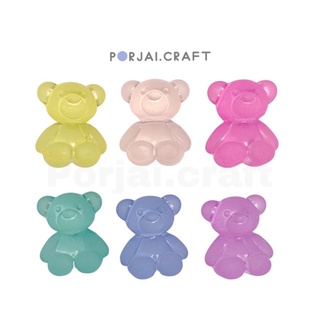 ลูกปัดหมี Bear beads 18mm