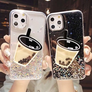 เคสชานมมุกขอบนิ่ม น่าร