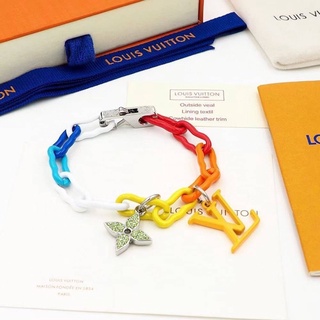 กำไล LOUIS VUITTON BRACELET Rainbow Colors เครื่องประดับ สร้อยข้อมือสีเลนโบว์