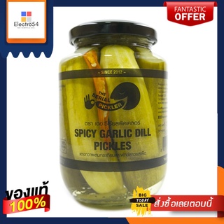 Spicy Garlic Dill Pickles The Serial Pickler 460 g/กระเทียมดองรสเผ็ด Serial Pickler 460 กSpicy Garlic Dill Pickles The S