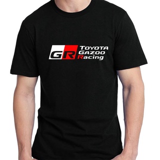 เสื้อยืดแขนสั้นลําลอง พิมพ์ลาย Toyota GR Gazoo Racing Series พลัสไซซ์ สําหรับผู้ชาย