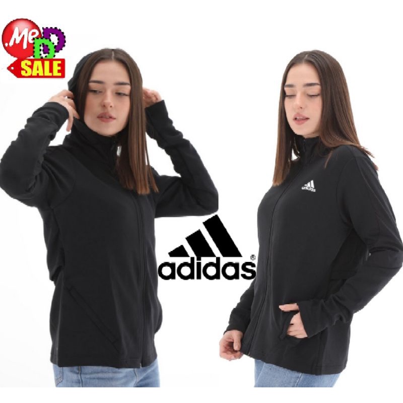 Adidas - ใหม่ เสื้อฮู้ดแทรคใส่ออกกำลังกาย หรือกันหนาว (ปานกลาง) ADIDAS TRACK TOP / TRAINING JACKET EH3880 EH3881 FT3093