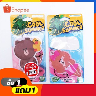 1แถม1 แผ่นหอมปรับอากาศ น้ำหอม แผ่นน้ำหอม แผ่นหอม line friends พร้อมส่ง