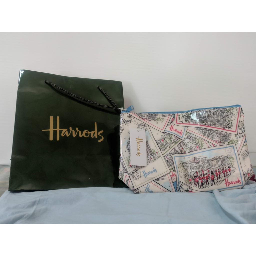 กระเป๋า Harrods รุ่น London Postcards Travel Pouch