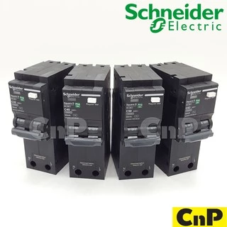 Schneider เมนเซอร์กิตเบรกเกอร์ กันดูด RCBO Main Circuit Breaker 2P 32A - 63A ชไนเดอร์ รุ่น QOvs-RCBO