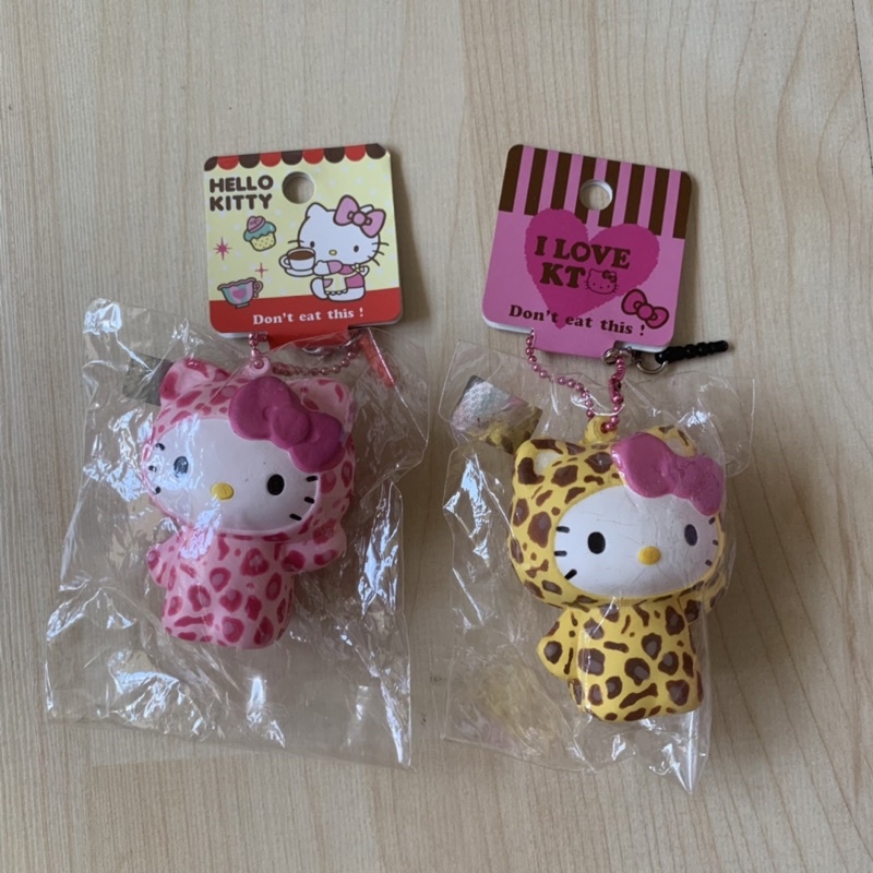 Hello Kitty Mascot in Leopard Costume Squishy 🐆 สกุชชี่ ฮัลโหลคิตตี้ 🤍 Sanrio ซานริโอ้