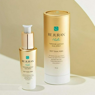 REJURAN Healer Turnover Ampoule Dual Effect 30 ml. (กระปุกกลม)แอมพลู ขวดสีทองสูตรใหม่เข้มข้นขึ้น